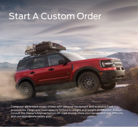 Start a custom order | University Ford in Huntington WV